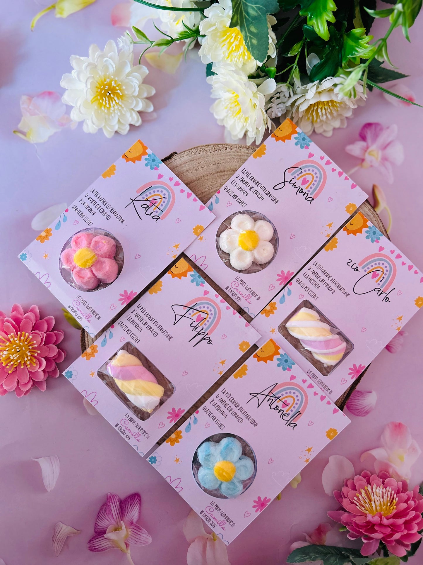 CARTONCINI MARSHMALLOW - SET 10 PEZZI