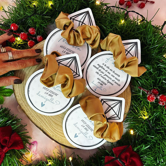 CARTONCINI SCRUNCHIES - CHRISTMAS  - SET 3 PEZZI