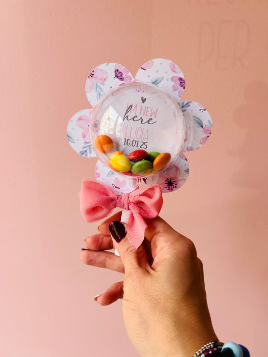FIORE SONAGLIO CON SMARTIES - SET 10 PEZZI