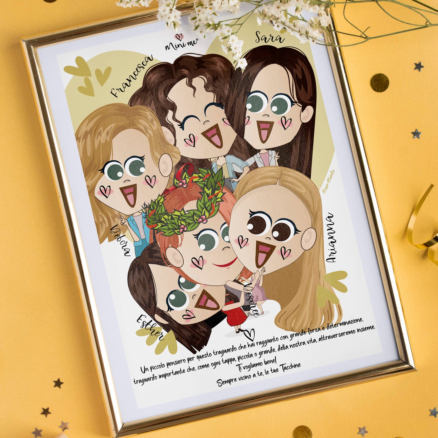 QUADRETTO MINI ME LAUREA