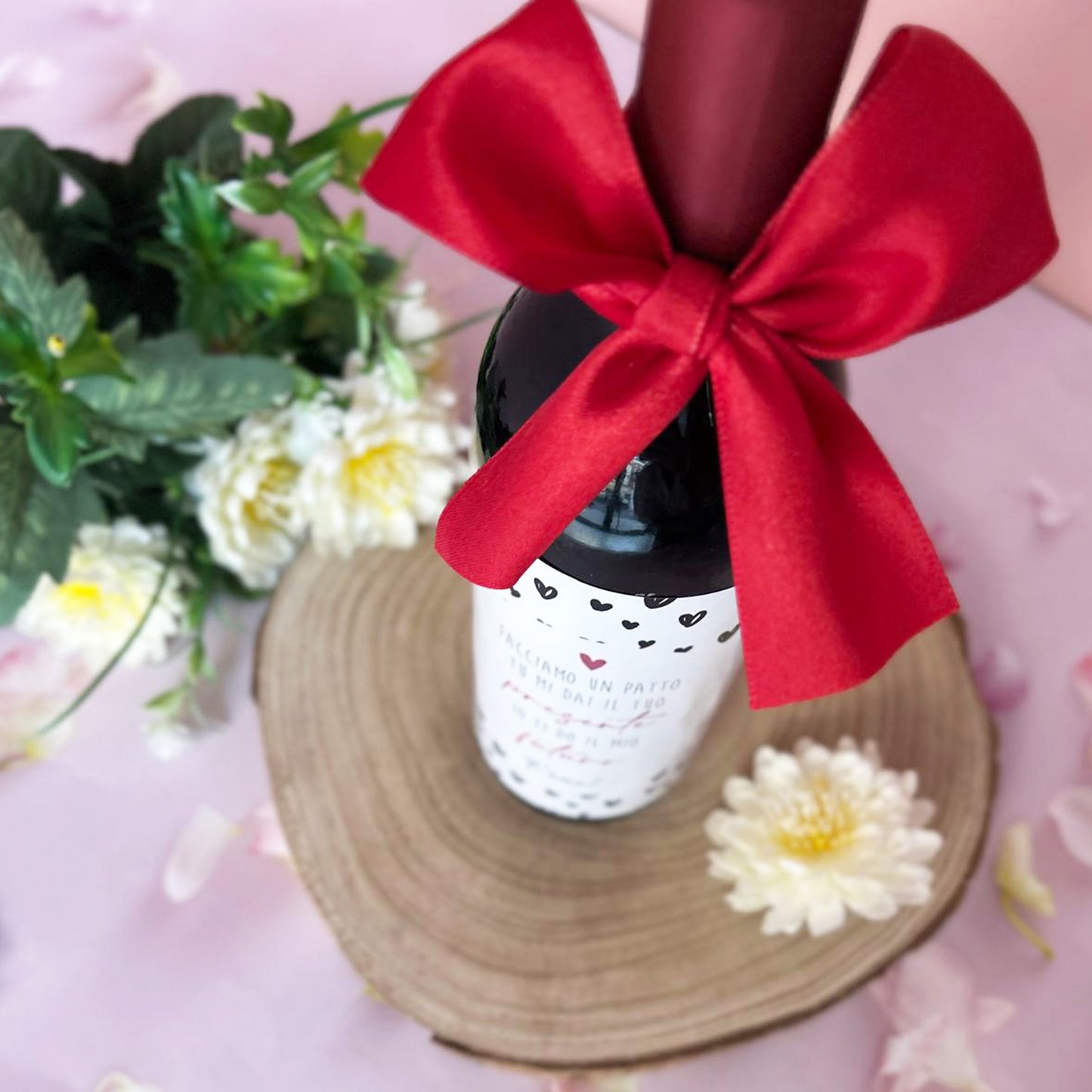 BOTTIGLIA DI VINO CON FRASE- IDEA REGALO