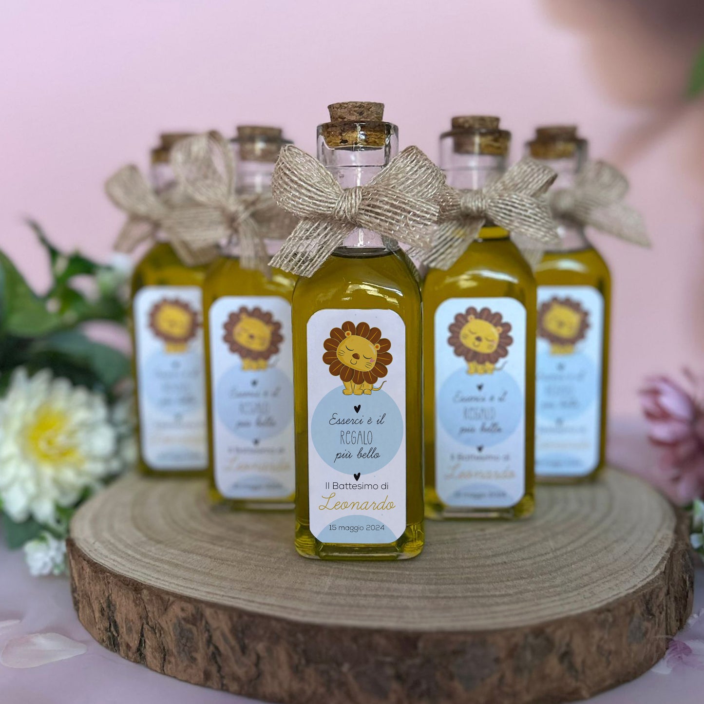 MINI BOTTIGLIETTE DI OLIO - SET 10 PEZZI