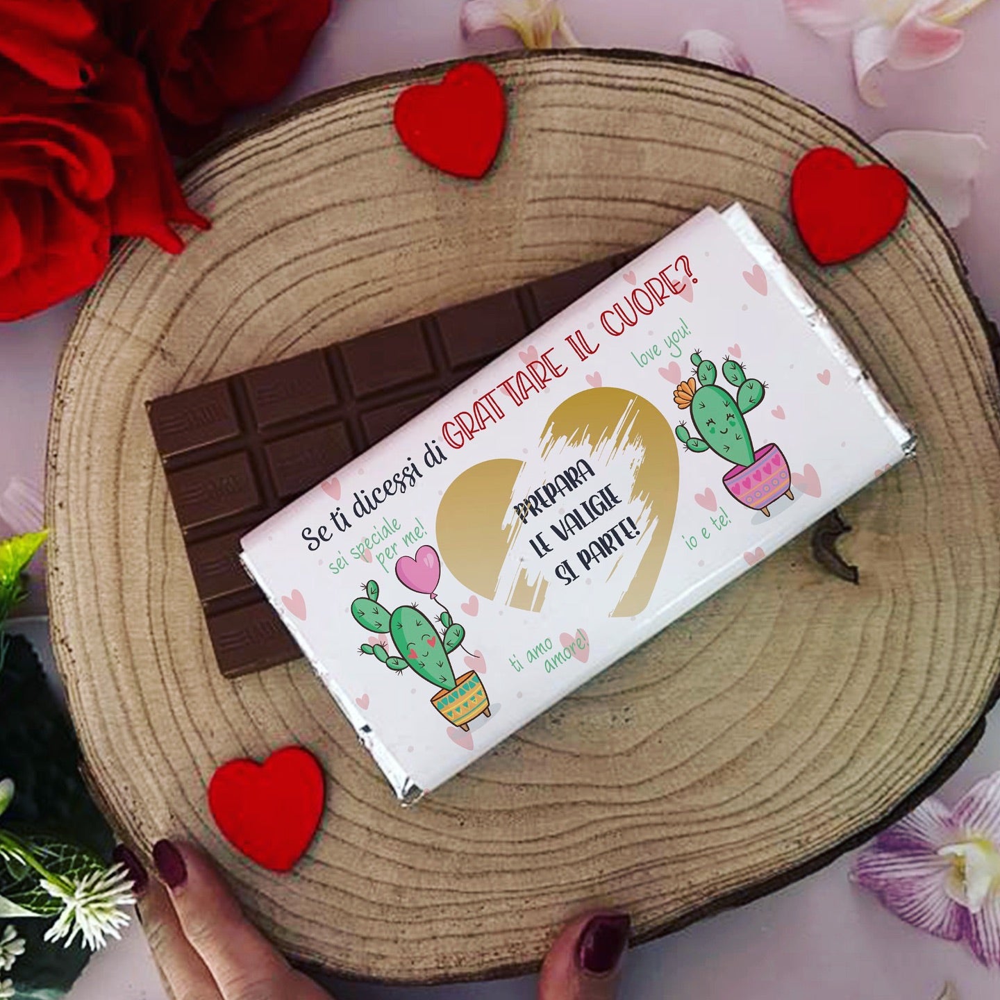 CIOCCOLATA PERSONALIZZATA CON SORPRESA