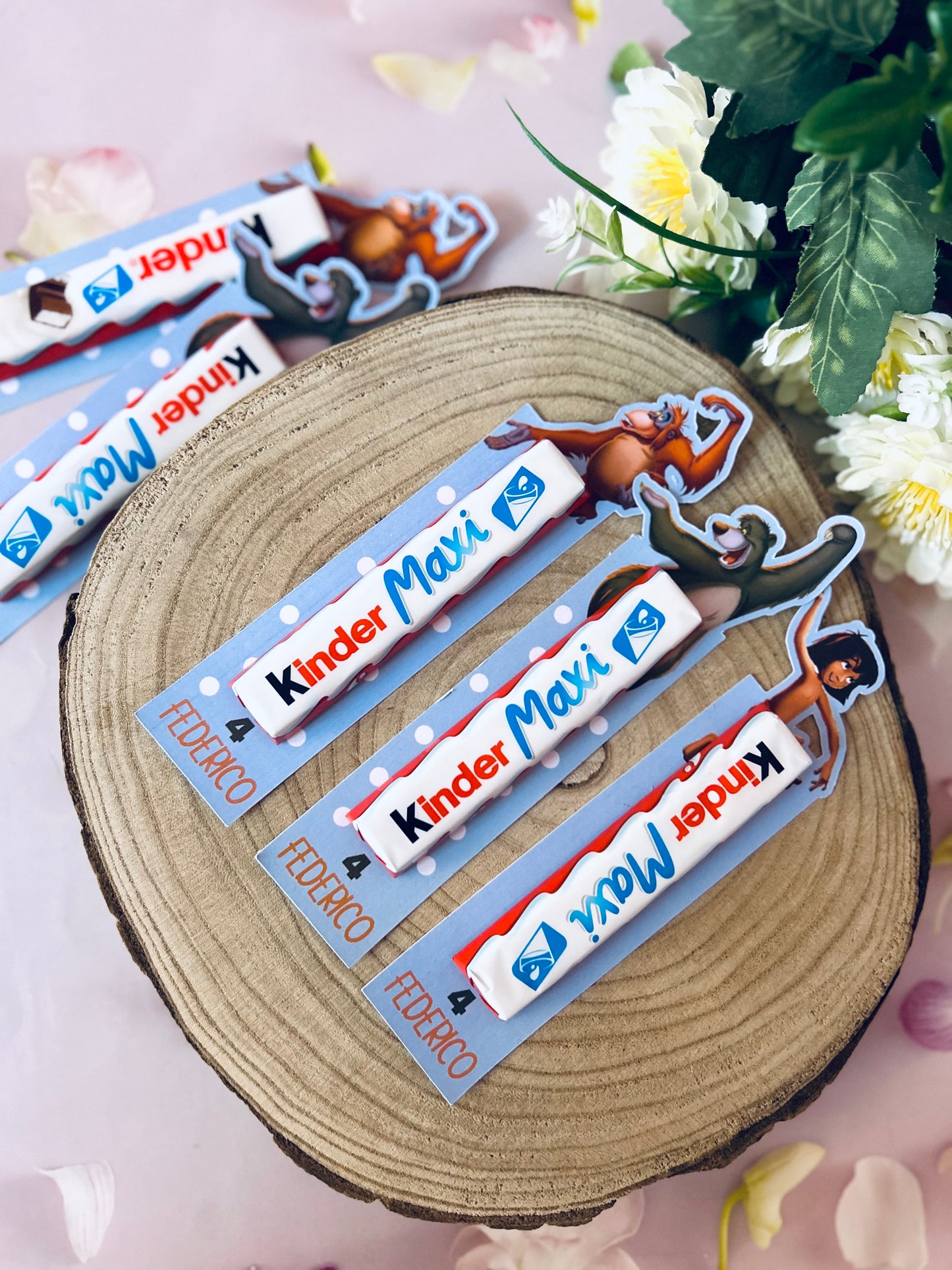KINDER MAXI PERSONALIZZATI - SET 10 PEZZI