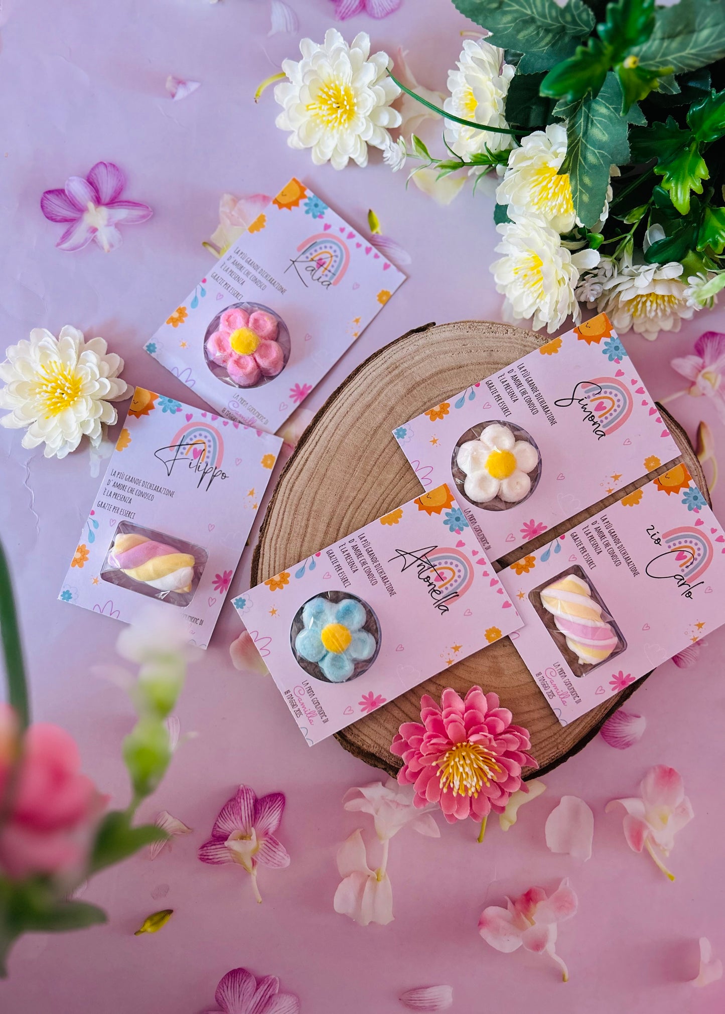 CARTONCINI MARSHMALLOW - SET 10 PEZZI