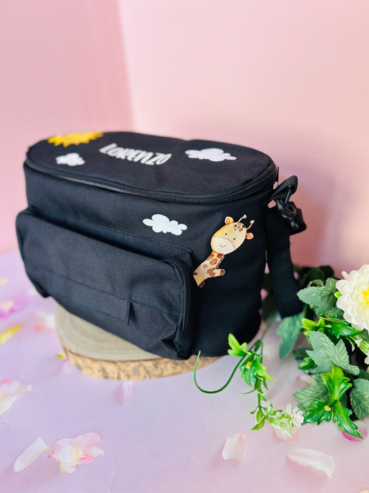 BORSA CAMBIO PASSEGGINO CON ANIMALETTI