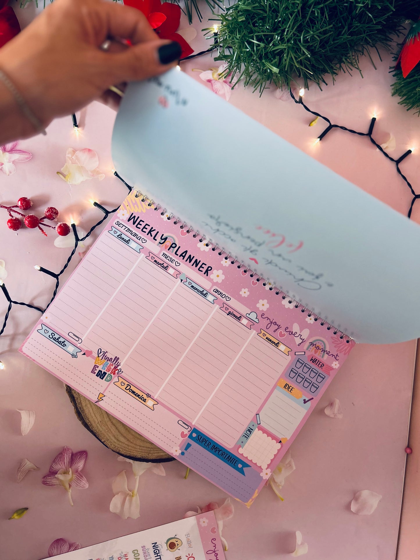 WEEKLY PLANNER NOME\FRASE- IDEA REGALO NATALE