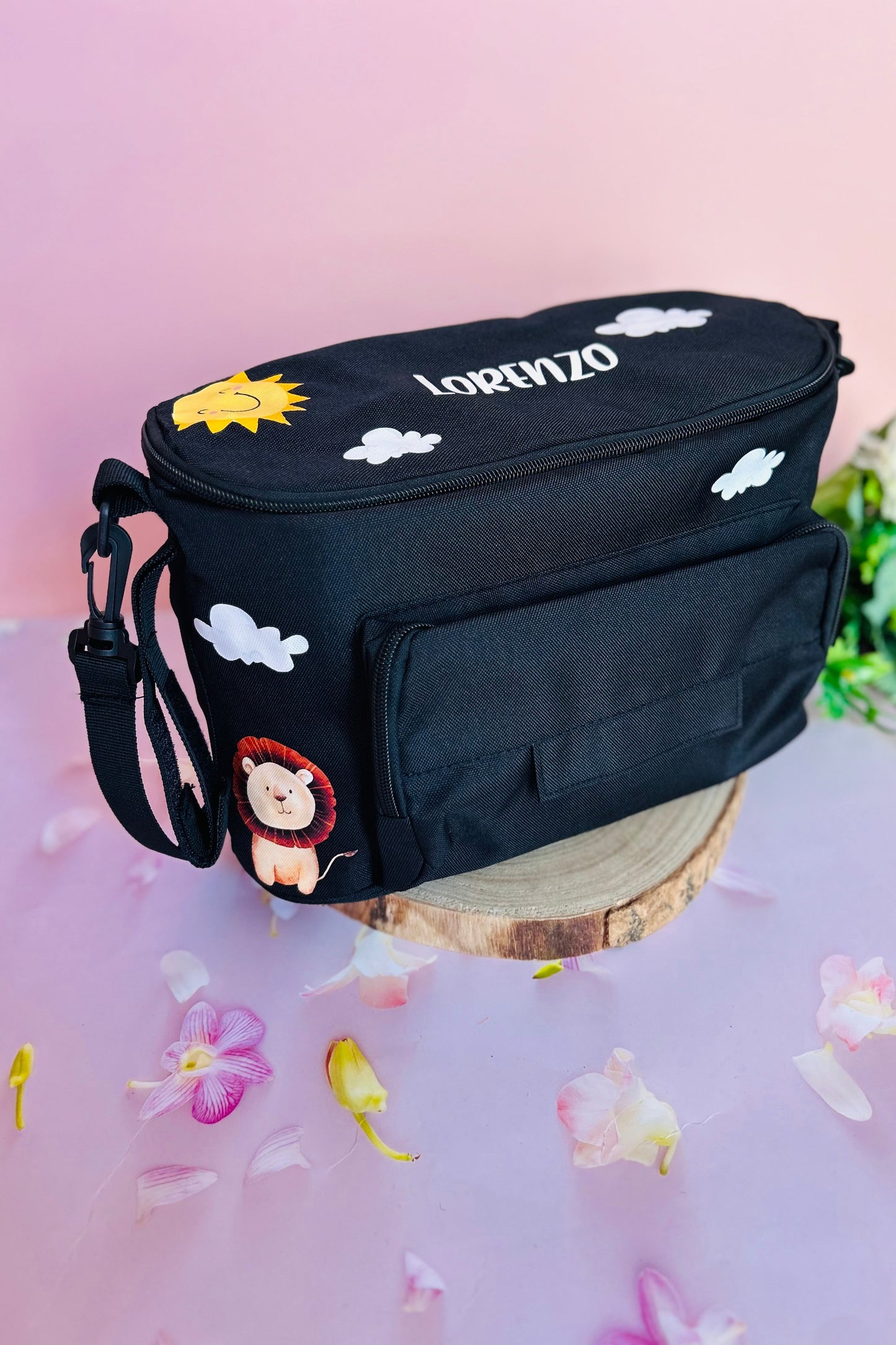 BORSA CAMBIO PASSEGGINO CON ANIMALETTI