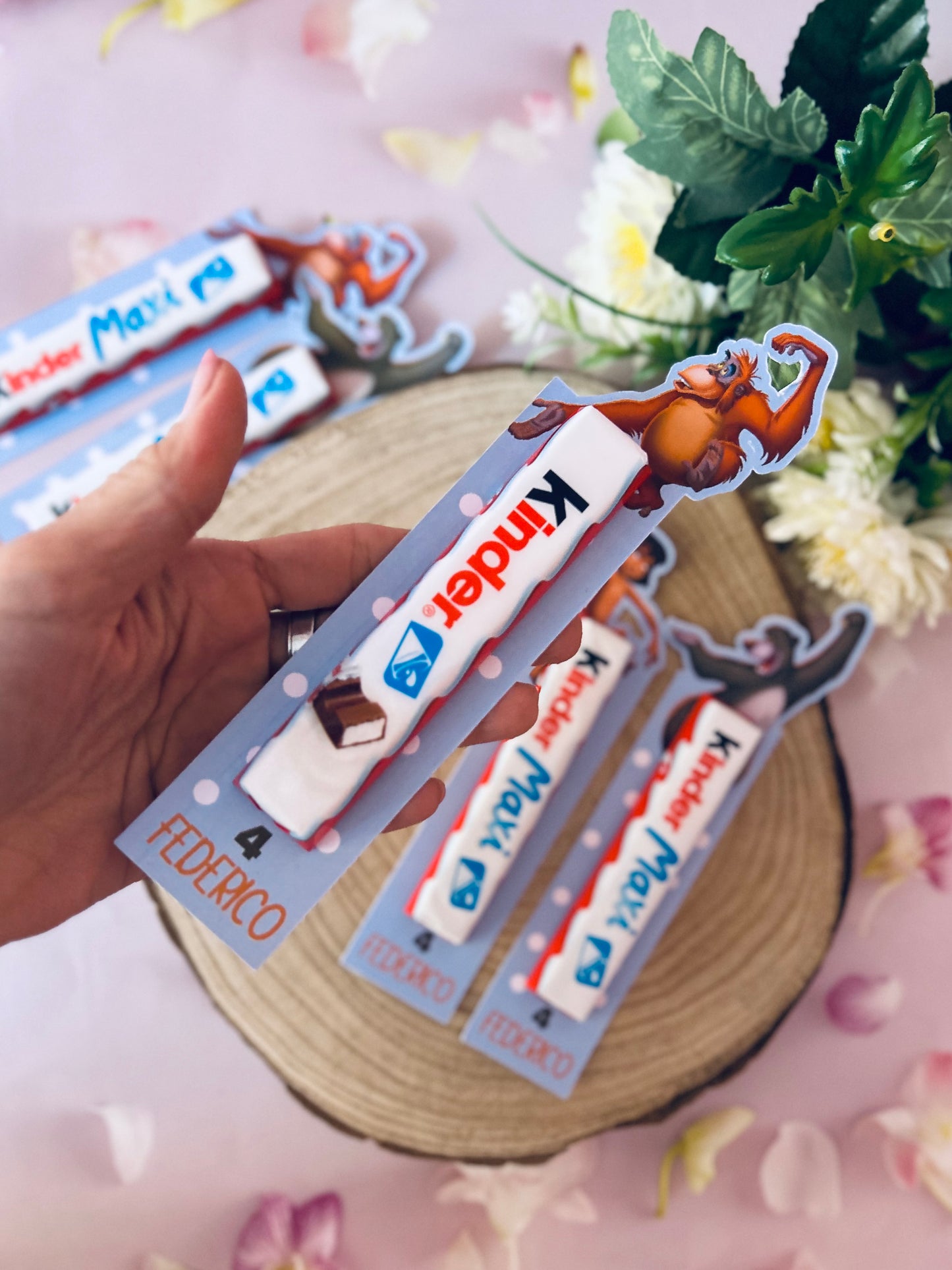 KINDER MAXI PERSONALIZZATI - SET 10 PEZZI