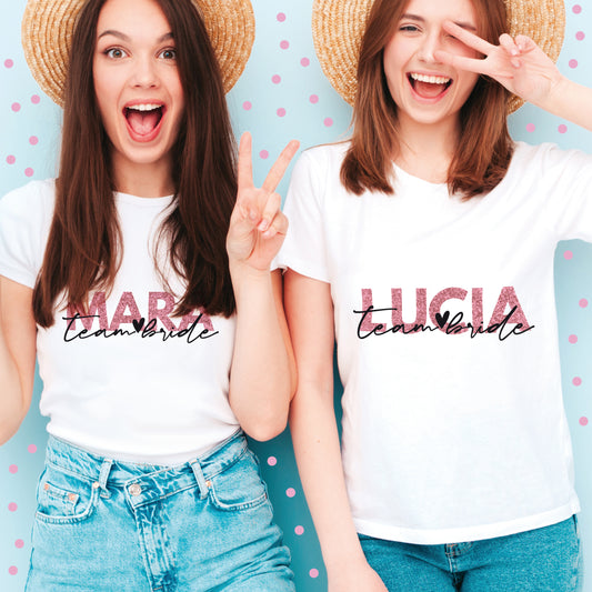 T-SHIRT ADDIO AL NUBILATO  - SET 5 PEZZI