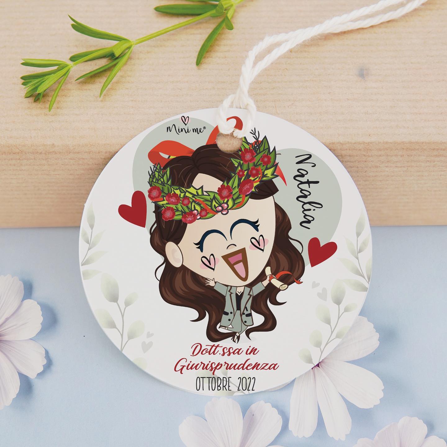 TAG MINI ME LAUREA - SET 10 PEZZI