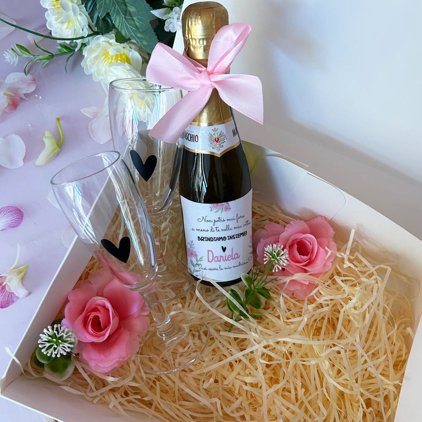 BOX MINI PROSECCO RICHIESTA SPECIALE - MADRINA