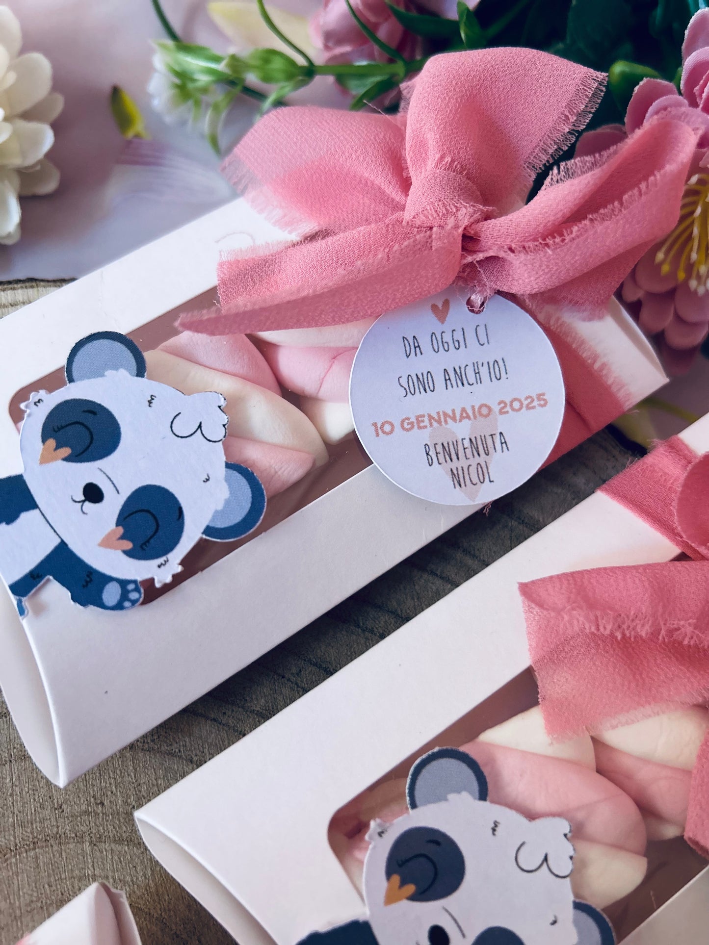 SCATOLINE MARSHMALLOW - SET 10 PEZZI