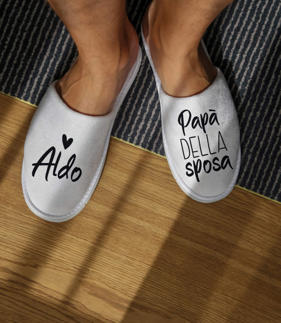 WEDDING CLOSED SLIPPERS 