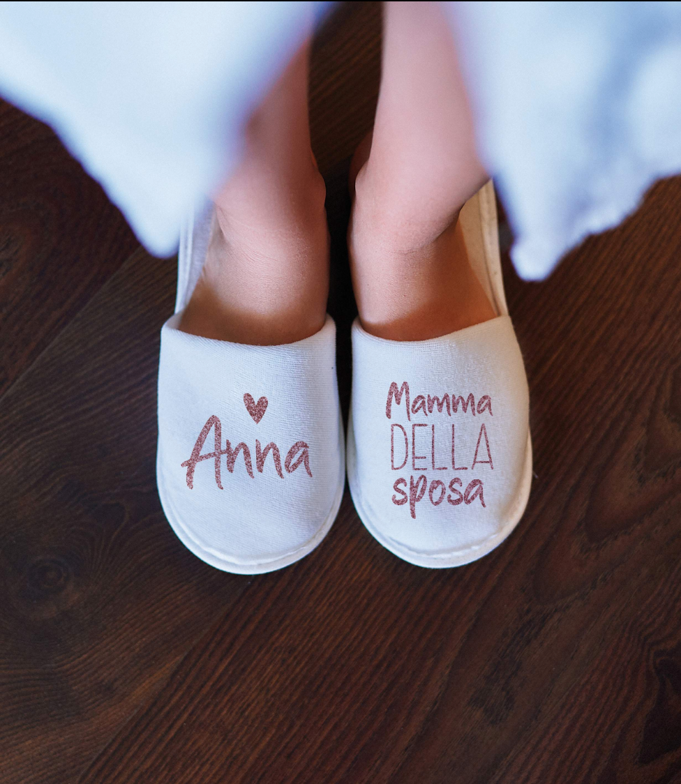 WEDDING CLOSED SLIPPERS 