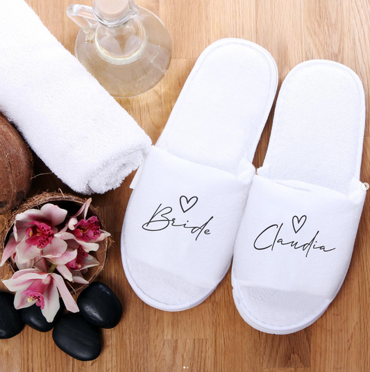 WEDDING OPEN SLIPPERS 