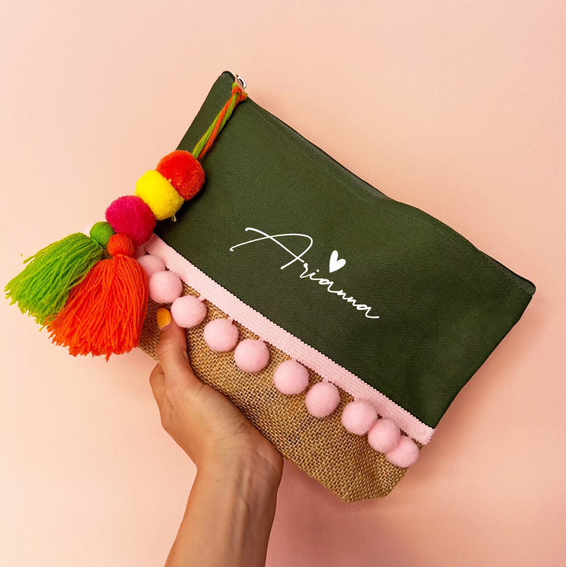 SUMMER POCHETTE POM POM