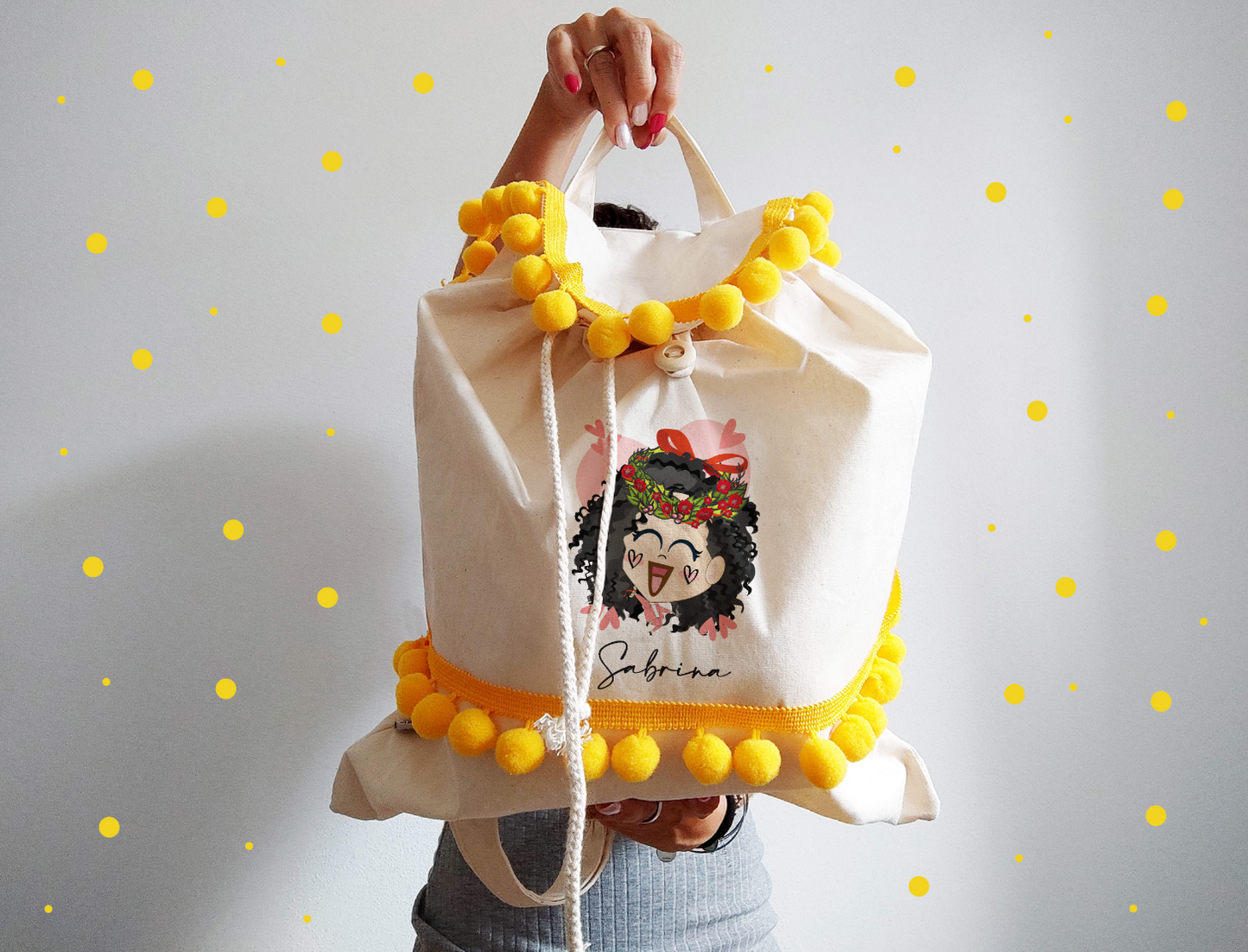 POM POM MINI ME BACKPACK 