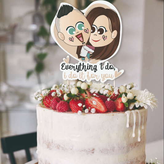 CAKE TOPPER WEDDING