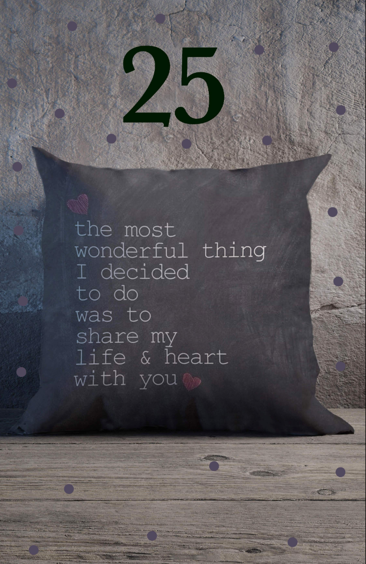 PERSONALIZED PILLOW