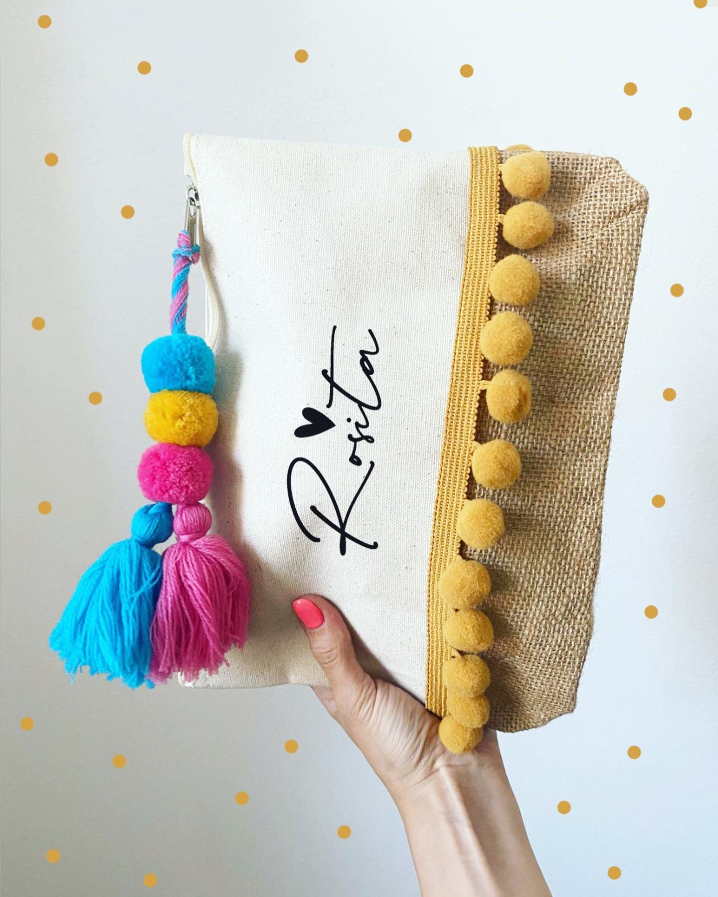 SUMMER CLUTCH POM POM 